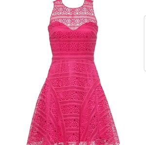 Beautiful designer Fuschia handkerchief dress